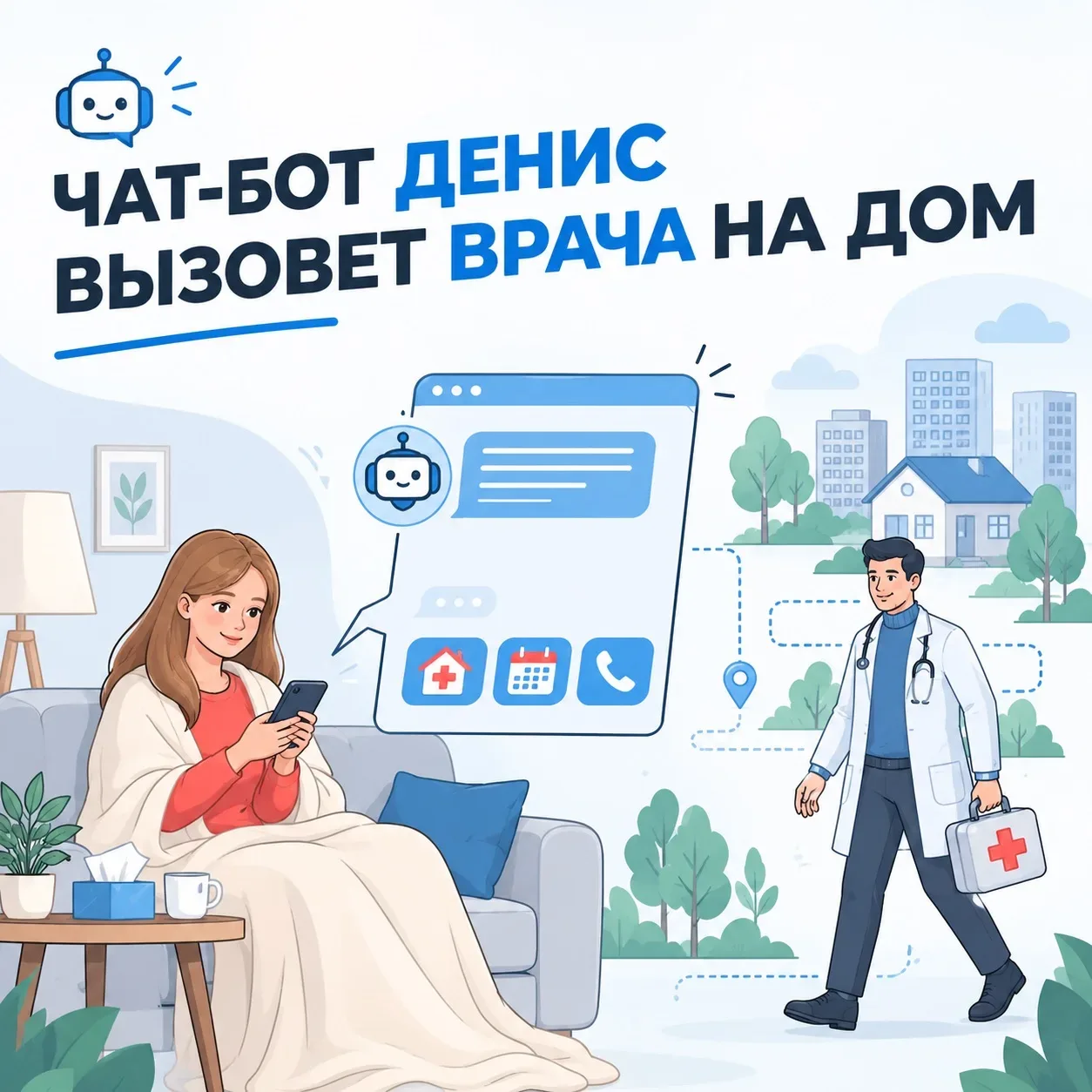 В Подмосковье можно онлайн вызвать врача на дом