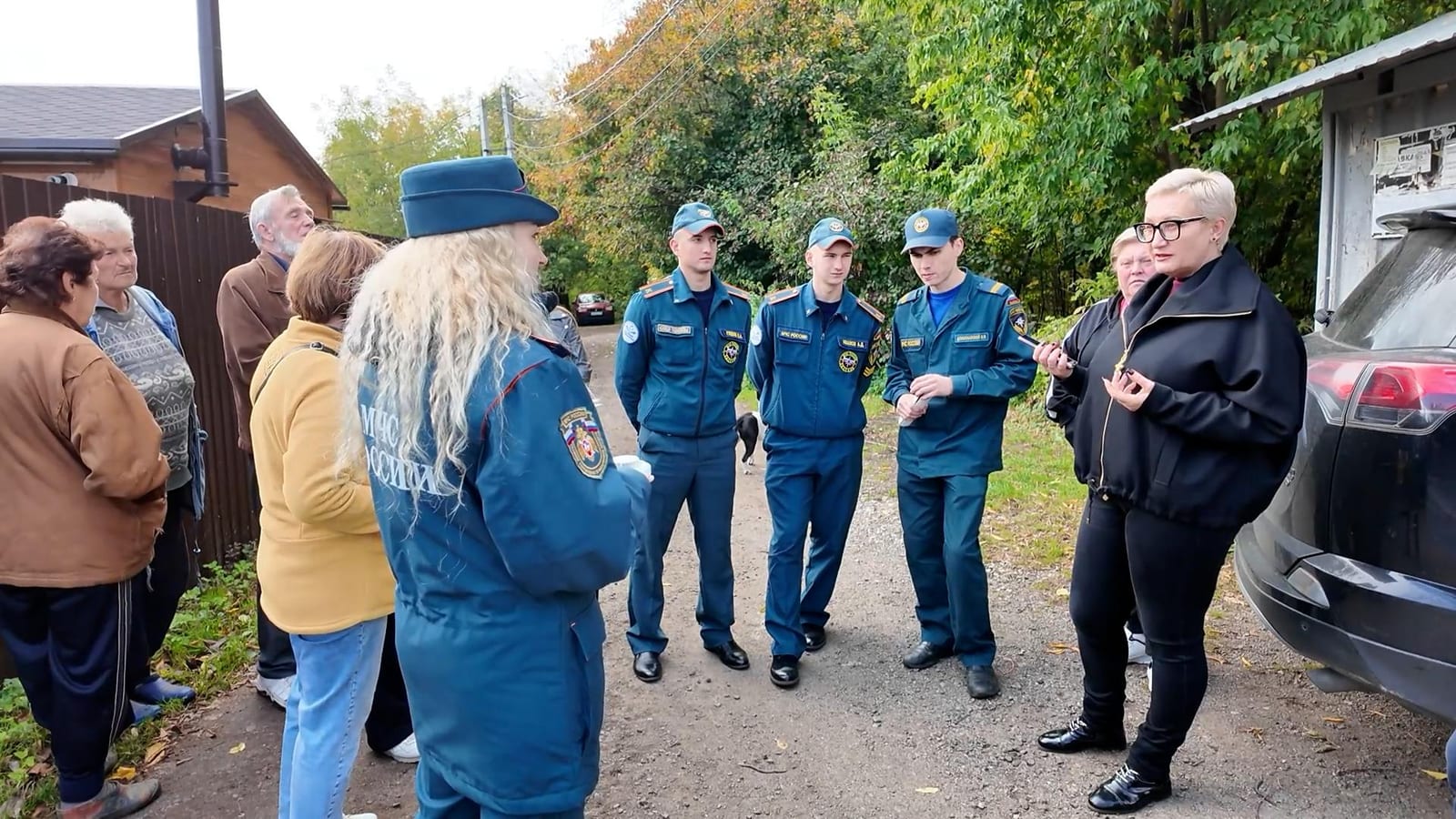 В городском округе Клин в СНТ «Химик» инспекторы пожнадзора провели профилактическую беседу с жителями
